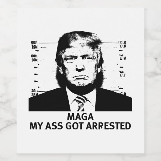 MAGA aangegeven Wijn Etiket (Enkel label)