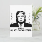 MAGA Aangeklaagd Kaart (Staand voorkant)
