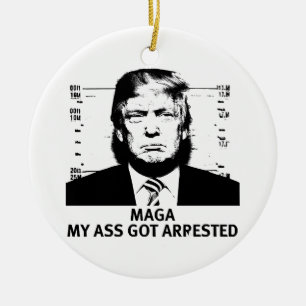 MAGA Aangeklaagd Keramisch Ornament