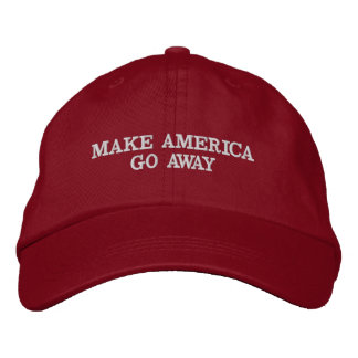 MAGA Anti-Trump-protest Geborduurde Pet