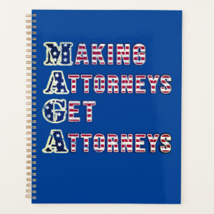 MAGA—Attorney krijgen advocaten, VS vlag Planner