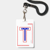 Maga badge (Voorzijde met lanyard)