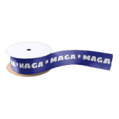 MAGA blauw en wit lint (Spoel)