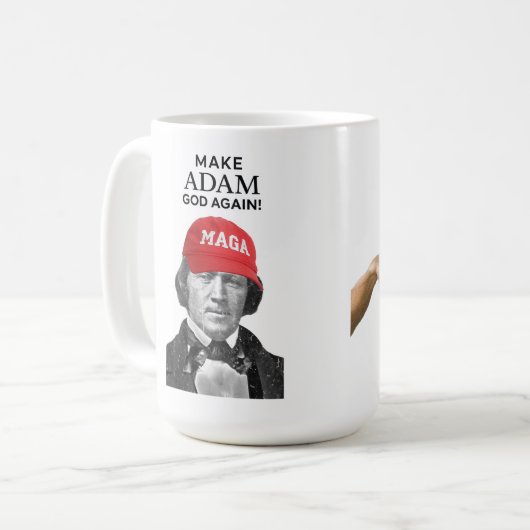 MAGA Brigham Coffee Mug Koffiemok (Voorkant links)