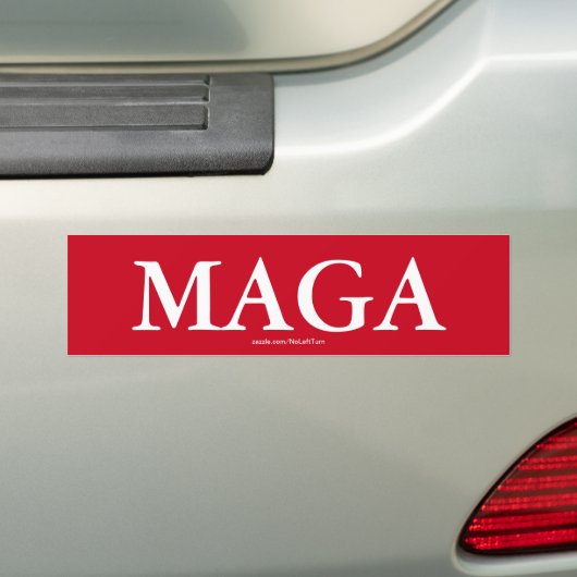 MAGA-Bumpersticker Bumpersticker (Op auto)