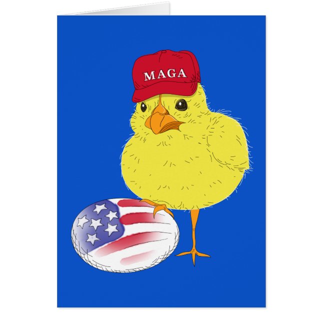 MAGA Chick Pro Trump-paaskaart (Voorkant)