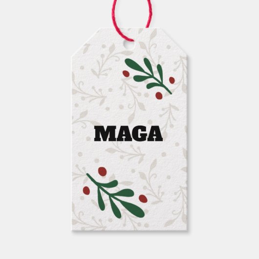 MAGA Christmas Cadeaulabel (Voorkant)