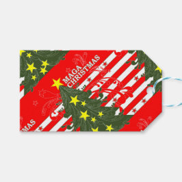 MAGA Christmas Patriotic Cadeaulabel