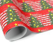 MAGA Christmas Patriotic Cadeaupapier (Rol Hoek)