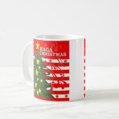 MAGA Christmas Patriotic Koffiemok (Voorkant links)