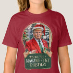 MAGA Christmas Trump Santa Snow Wereldbol Kinder T-shirt<br><div class="desc">Breng een grote glimlach naar kerstochtend door dit MAGA Trump Santa Snow Wereldbol T-shirt aan je zoontje,  dochtertje of kleinkind te schenken.</div>