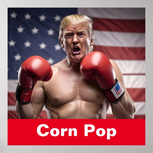 Maga Corn Pop Trump Poster (Voorkant)