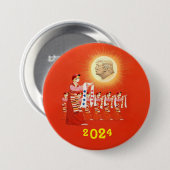 MAGA Don 2024 Ronde Button 7,6 Cm (Voorkant /achterkant)