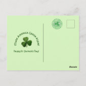 MAGA Donald Trump St. Patrick's Day Shamrocks Briefkaart (Achterkant)