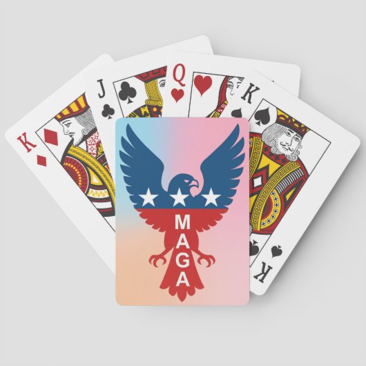MAGA Eagle Klassieke Speelkaarten (Achterkant)