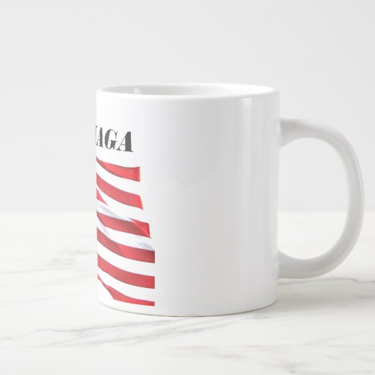 MAGA Flag Coffee Cup Grote Koffiekop (Rechts)