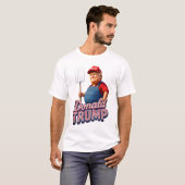 MAGA Fork & Pitchfork - Donald Trump T-shirt (Voorkant volledig)