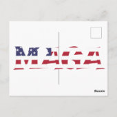 Maga Gear Donald Trump 45-47 Briefkaart (Achterkant)
