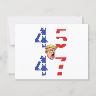 Maga Gear Donald Trump 45-47 Briefkaart