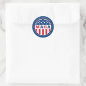 MAGA gepersonaliseerd Initiaal ronde Stickers (Tas)