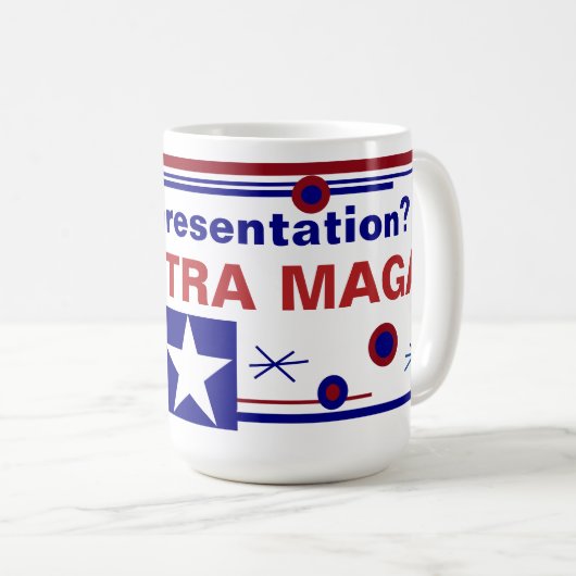 MAGA Heeft Vertegenwoordiging? Koffiemok (Voorkant rechts)