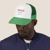 MAGA-hoed Trucker Pet (In situ)