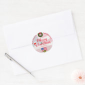 Maga-Kerst stickers/maak kerst opnieuw geweldig Ronde Sticker (Envelop)
