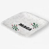 MAGA kerstfeest borden Papieren Bordje (Gebogen)