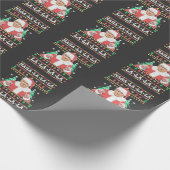 Maga La La La Trump kerstinhuldiging 47e Cadeaupapier (Hoek)