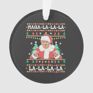 Maga La La La Trump kerstinhuldiging 47e Ornament
