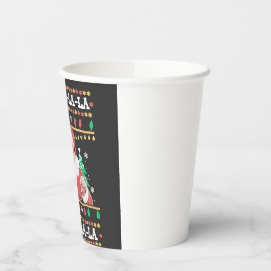 Maga La La La Trump kerstinhuldiging 47e Papieren Bekers (Links)