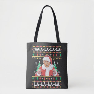 Maga La La La Trump kerstinhuldiging 47e Tote Bag