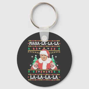 Maga La La La Trump Kerstmis Inauguratie 47e Sleutelhanger