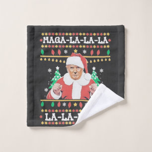 Maga La La La Trump Kerstmis Inauguratie 47e Washandje