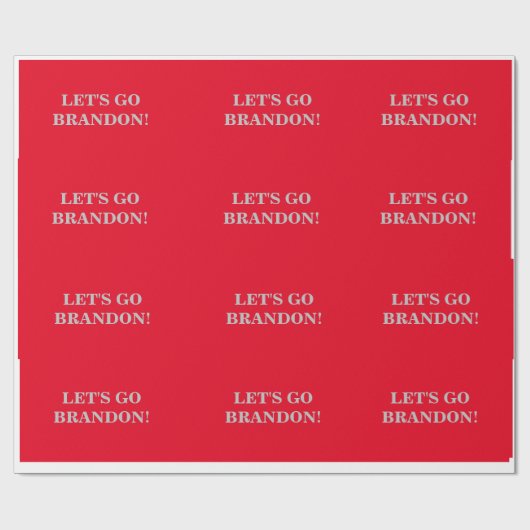 MAGA LAAT BRANDON WRAPPINGSPAPIER GAAN CADEAUPAPIER (Vlak)