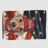 MAGA LABRADOR RETRIEVER GOLFHANDDOEK (Horizontaal)