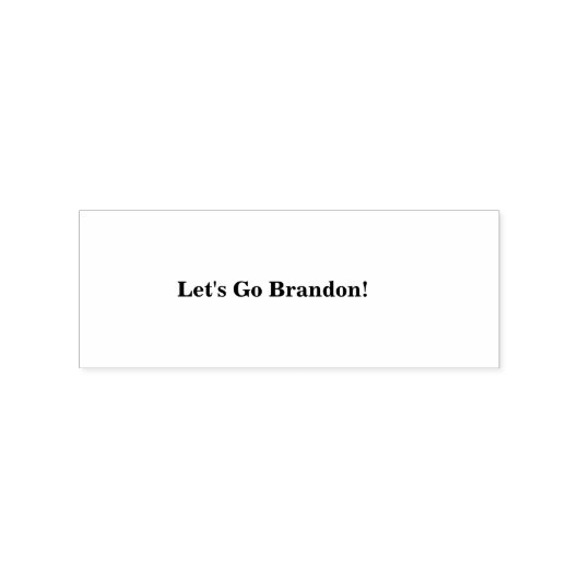 MAGA "LATEN GAAN BRANDON" STAMP RUBBERSTEMPEL (Afrduk)