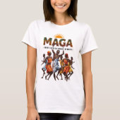 MAGA - Maak Afrika altijd geweldig T-shirt (Voorkant)