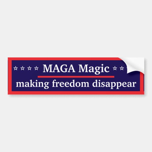 MAGA Magic Bumpersticker (Voorkant)
