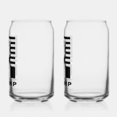 Maga Merch | TrumpWear glasset Blikvorm Glas (Links)