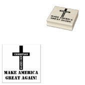 MAGA met Christelijke oversteekplaats Rubberstempel (Gestempeld)