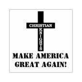 MAGA met Christelijke oversteekplaats Rubberstempel (Afrduk)
