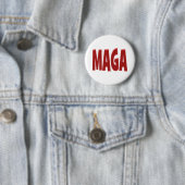 MAGA met rode tekst Ronde Button 5,7 Cm (In situ)
