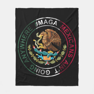 MAGA Mexicanen gaan nergens heen Fleece Deken