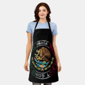 MAGA Mexicanen gaan nergens heen Schort (Gedragen)