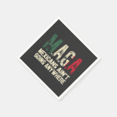 MAGA Mexicanen gaan nergens naar toe Servet (Hoek)