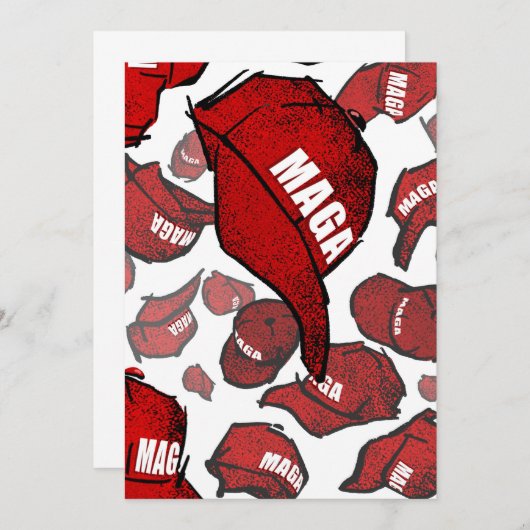 MAGA PARTY KAART (Voorkant / Achterkant)