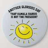 MAGA PATRIOT FUNNY ANTI-KAMALA GROTE Button (Voorkant)