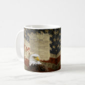 MAGA Patriot Patriotic Freedom Independence Flag Koffiemok (Voorkant links)