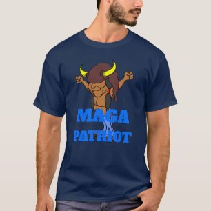 MAGA Patriot voegt tekst T-shirt toe